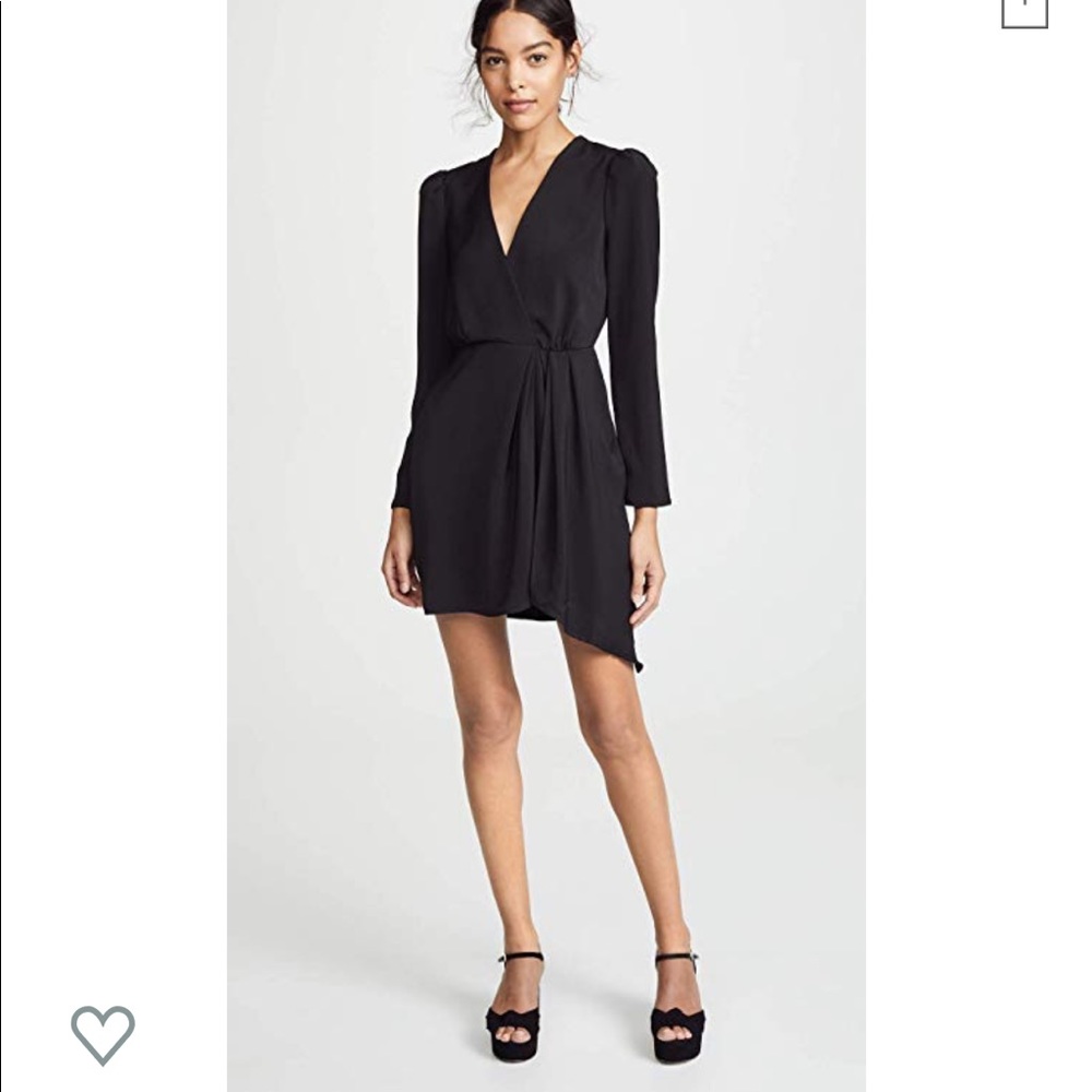 WAYF Banks Plunging Mini Dress